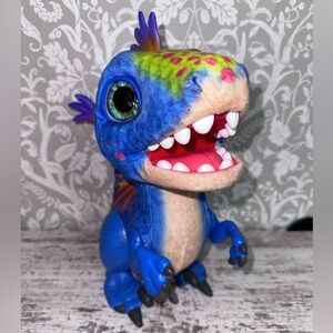 FurReal Munchin’ Rex Blue Dinosaur Electronic Pet 35+ Sounds and Reactions
